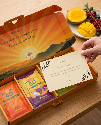 Cadeaubox fruit blends met persoonlijk kaartje